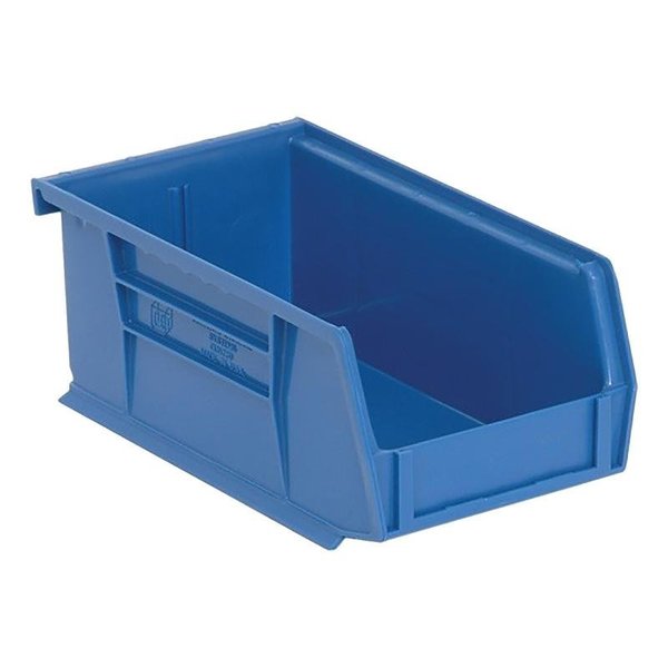 Quantum Storage Systems QUS220 Series Large Ultra Stack and Hang Storage Bin, 60 lb Capacity, 1434 in L RQUS240BL-UPC